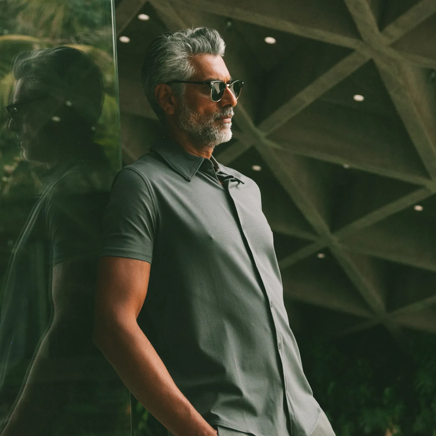 Carbon Short Sleeve Knit Shirt sold by True Classic product image thumbnail 5