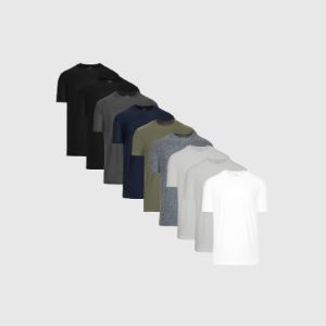 Essential Short Sleeve Active T-Shirt 9-Pack sold by True Classic
