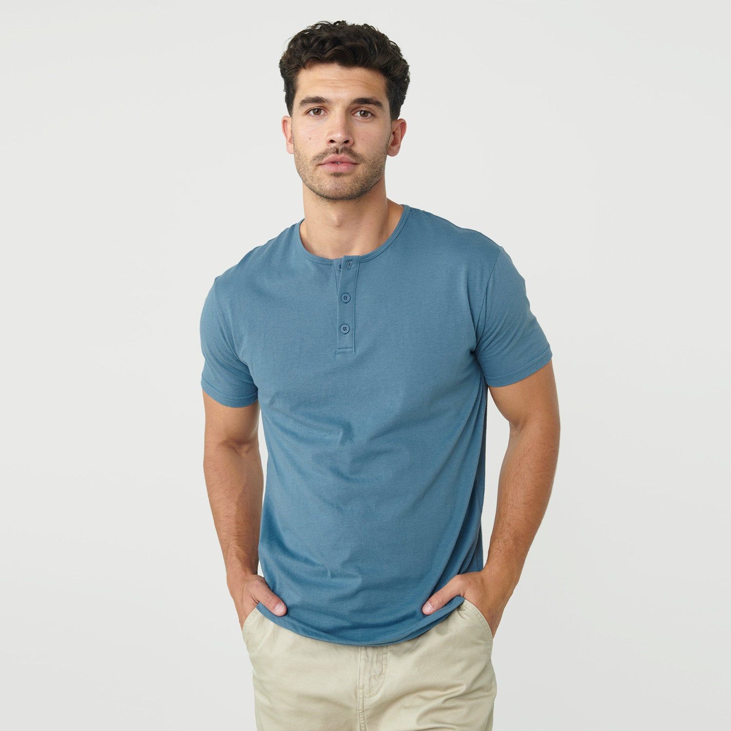 Bluestone Short Sleeve Henley sold by True Classic