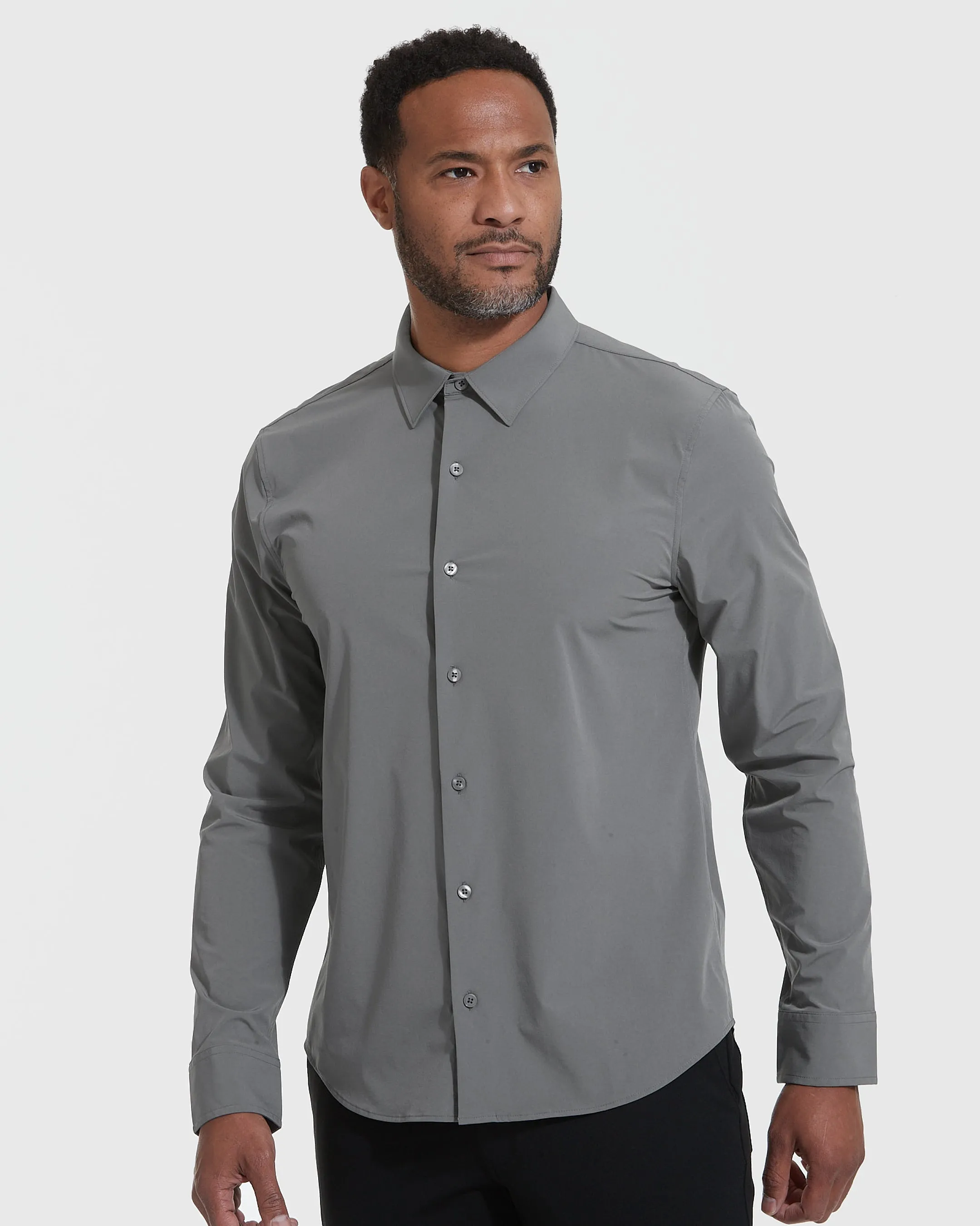 Carbon Lightweight Dress Shirt sold by True Classic product image thumbnail 3