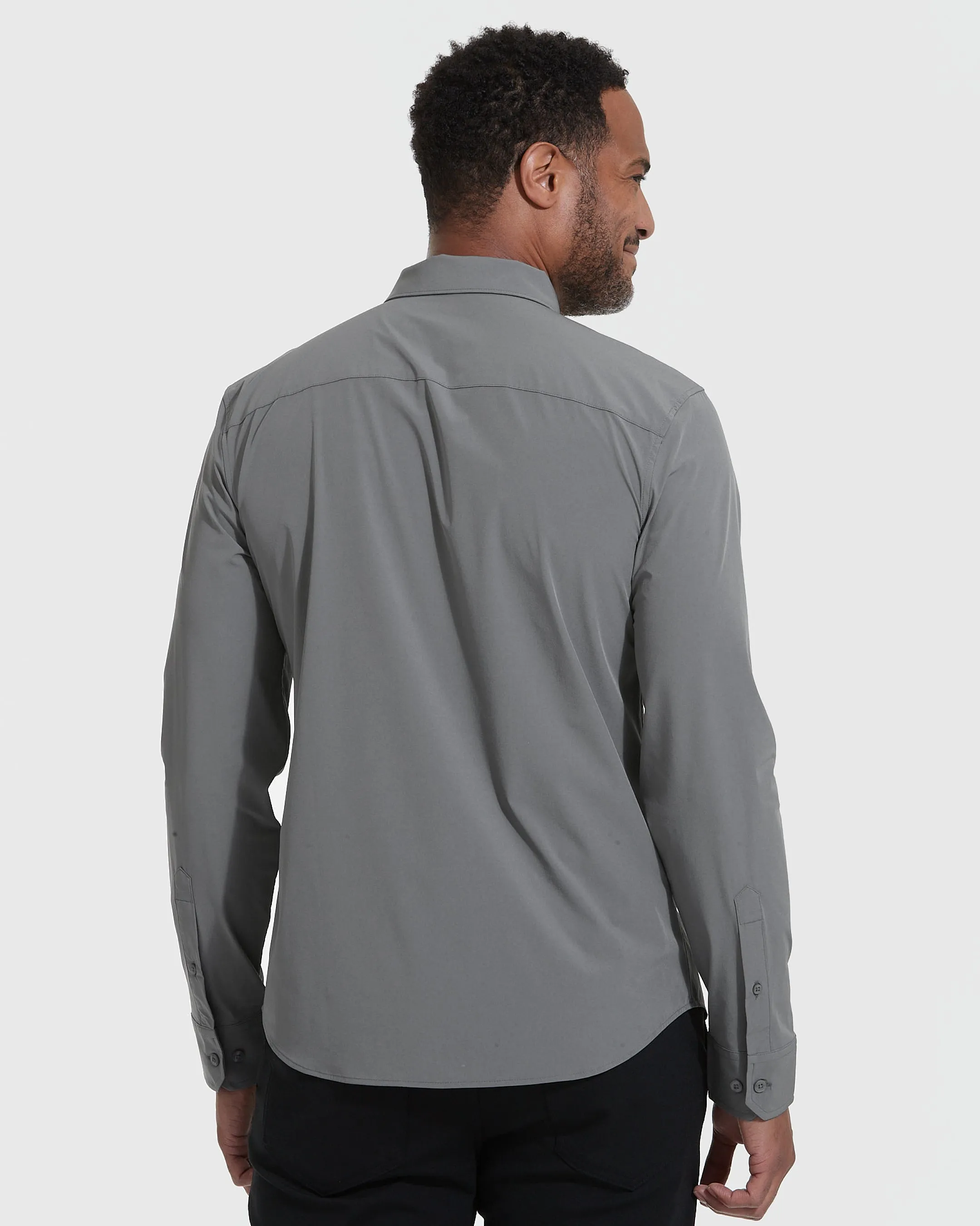 Carbon Lightweight Dress Shirt sold by True Classic product image thumbnail 4