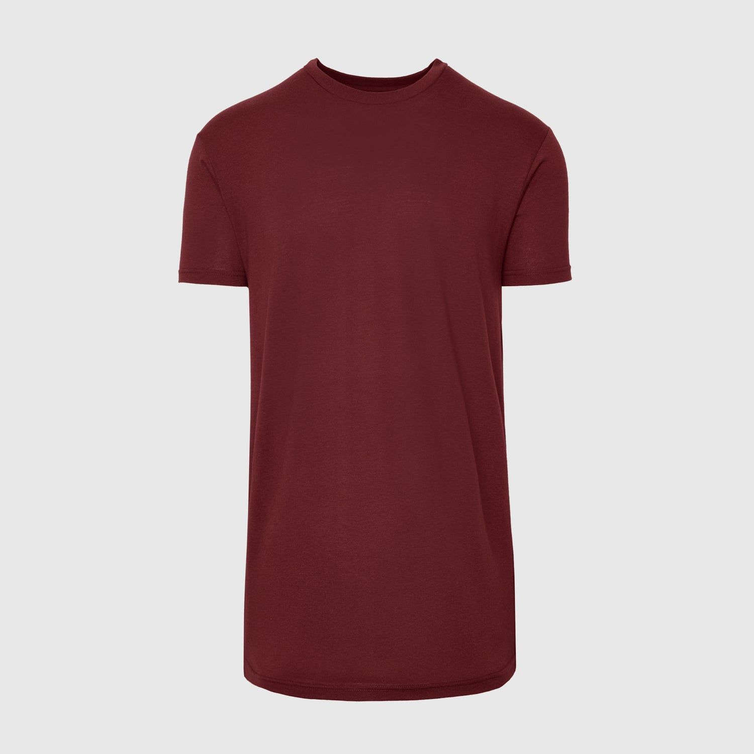 Burgundy Tall Round Hem Crew Neck T-Shirt sold by True Classic product image thumbnail 2
