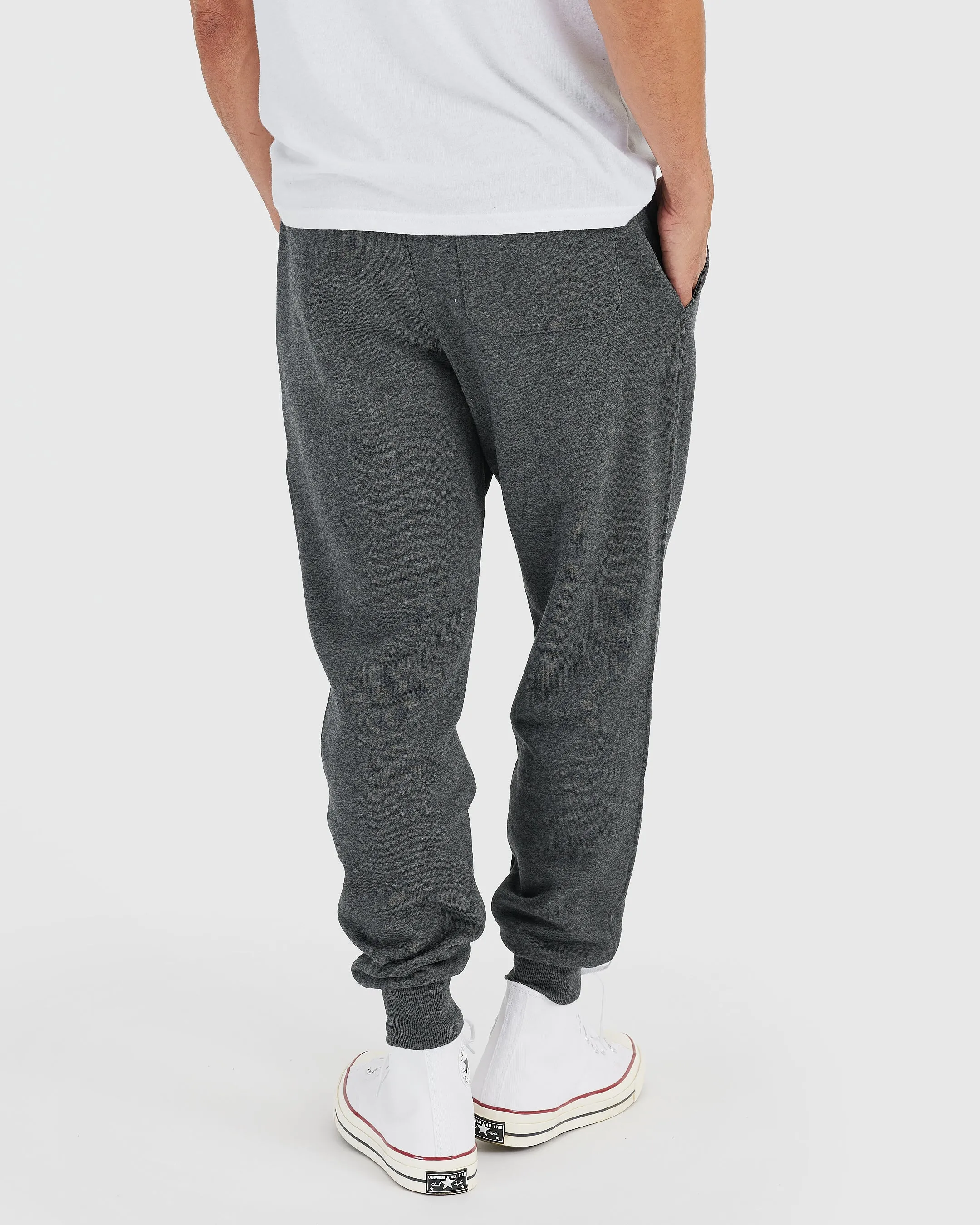 Charcoal Heather Gray Fleece Zip Hoodie and Jogger Set sold by True Classic product image thumbnail 5