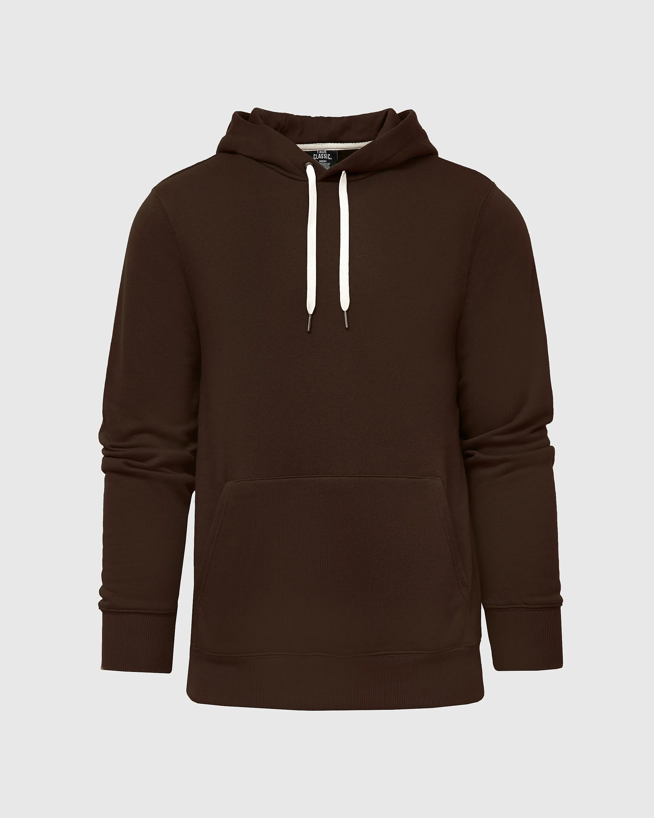 Dark Oak Fleece French Terry Pullover Hoodie sold by True Classic product image thumbnail 2