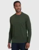 Dark Olive Classic Long Sleeve Crew Neck sold by True Classic