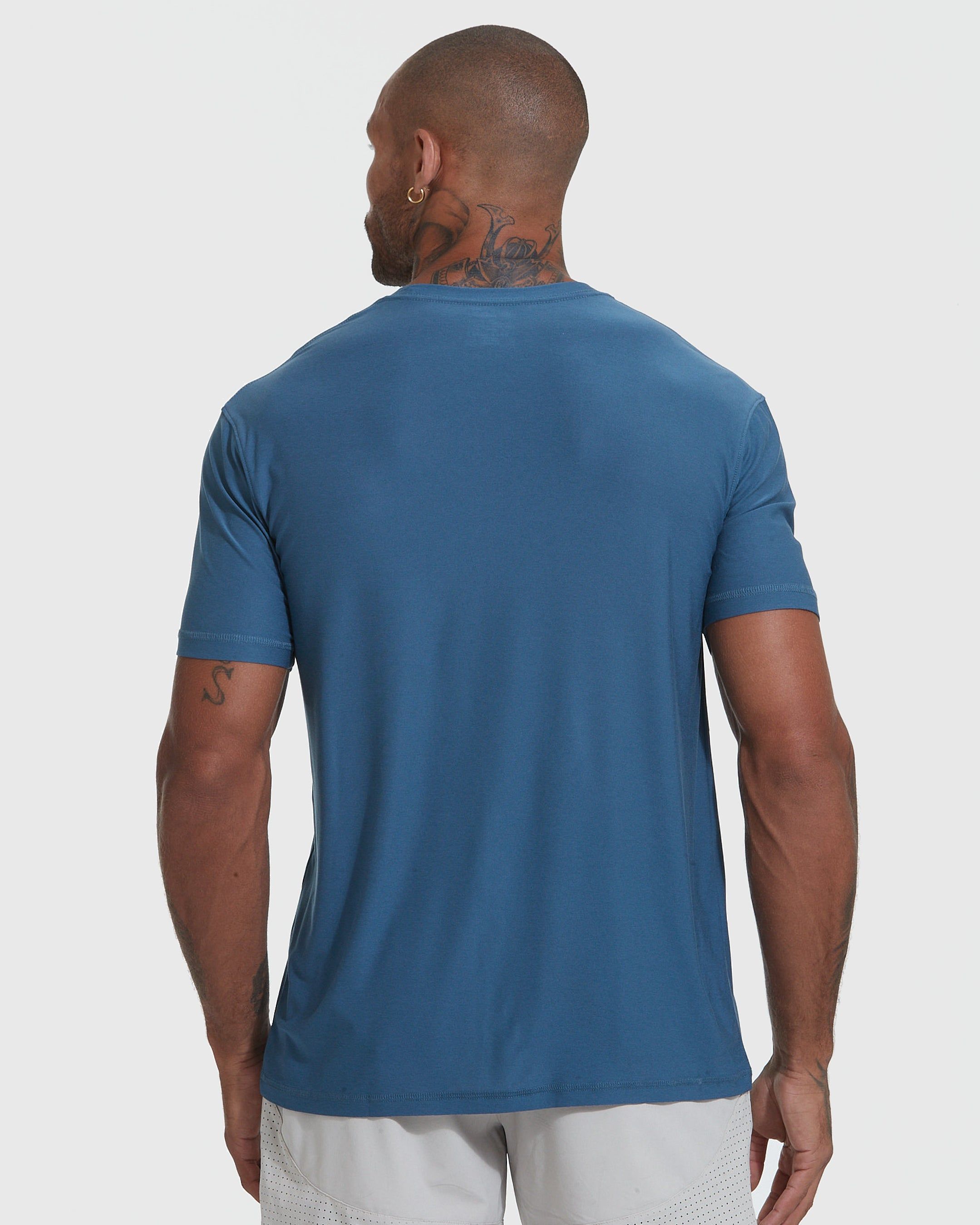 Stone Blue Active Crew Neck sold by True Classic product image thumbnail 4