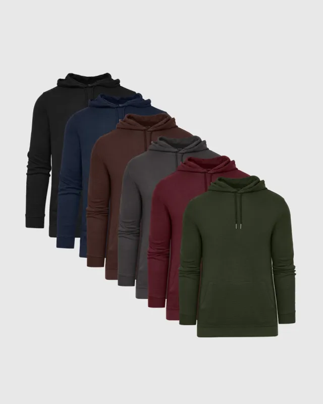 Seasonal Waffle Hoodie 6-Pack sold by True Classic