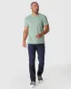 Heather Slate Green Short Sleeve Crew Neck Tee sold by True Classic