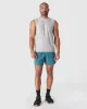 Light Heather Gray Sleeveless Active Muscle Tee sold by True Classic