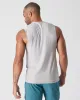 Light Heather Gray Sleeveless Active Muscle Tee sold by True Classic