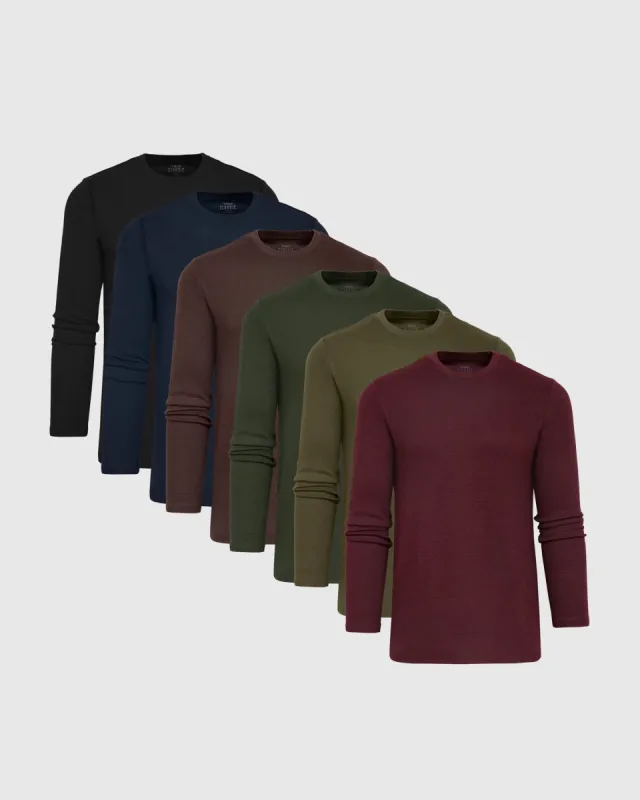 Seasonal Waffle Crew 6-Pack sold by True Classic