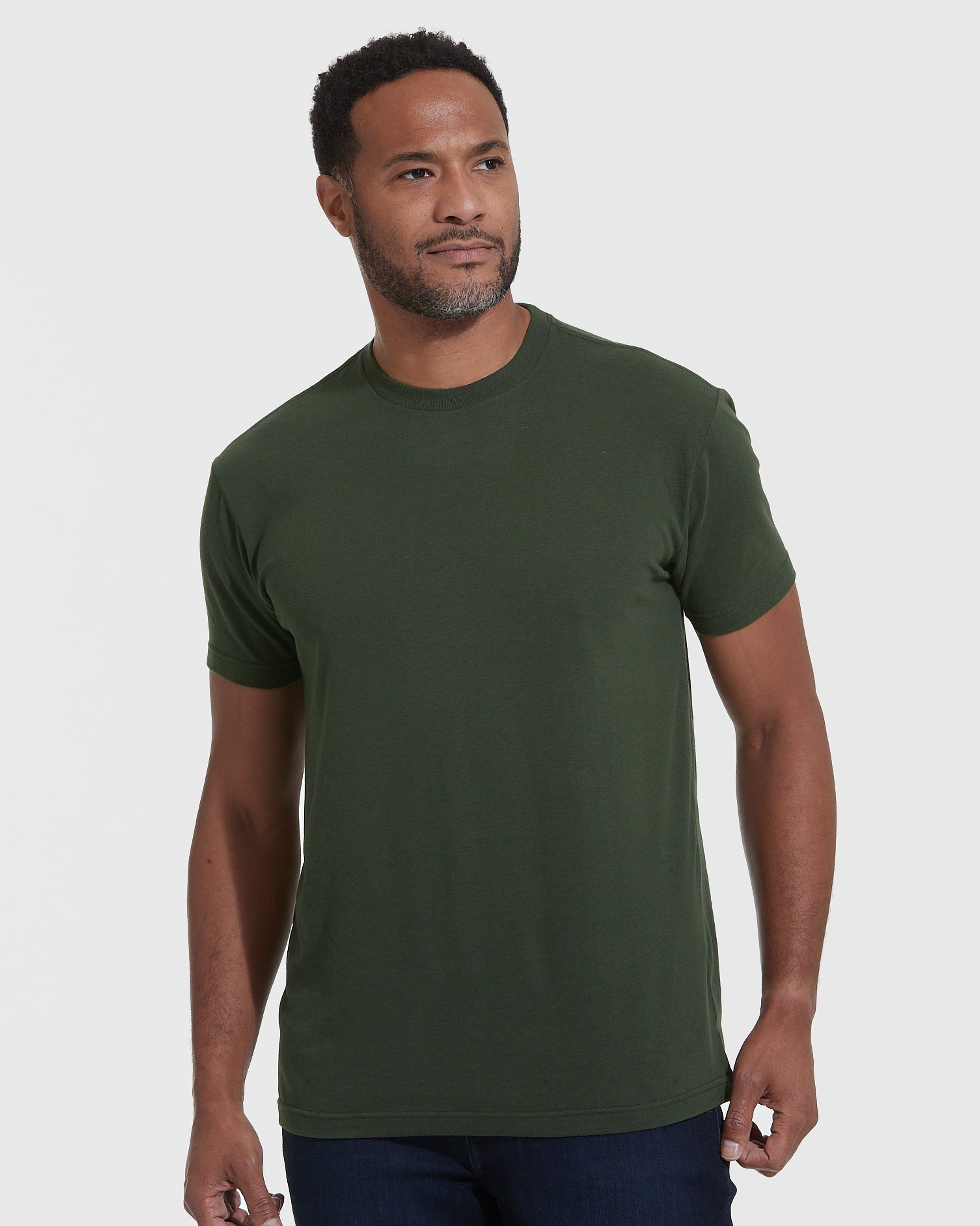 Dark Olive Classic Crew sold by True Classic product image thumbnail 3