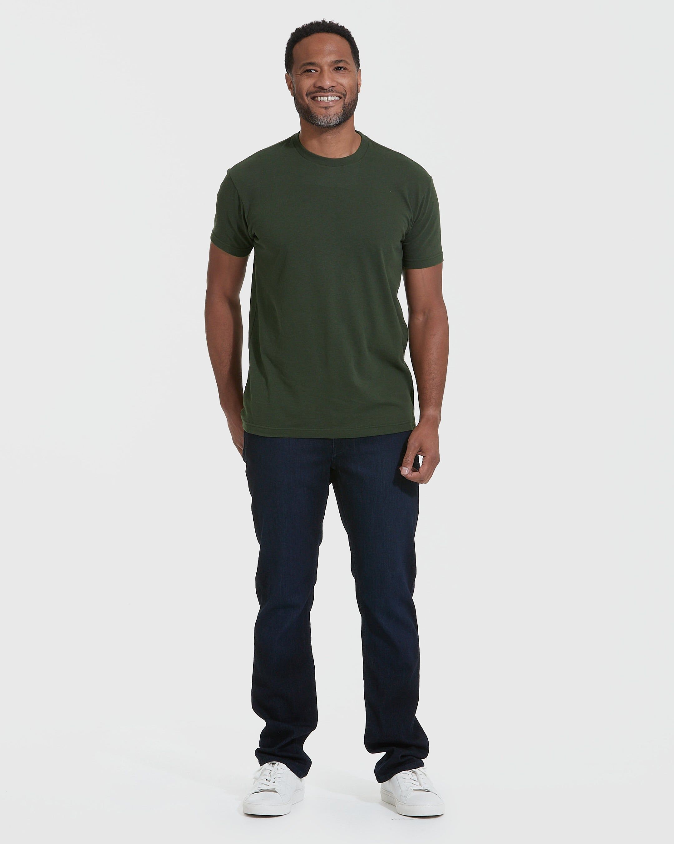 Dark Olive Classic Crew sold by True Classic product image thumbnail 5