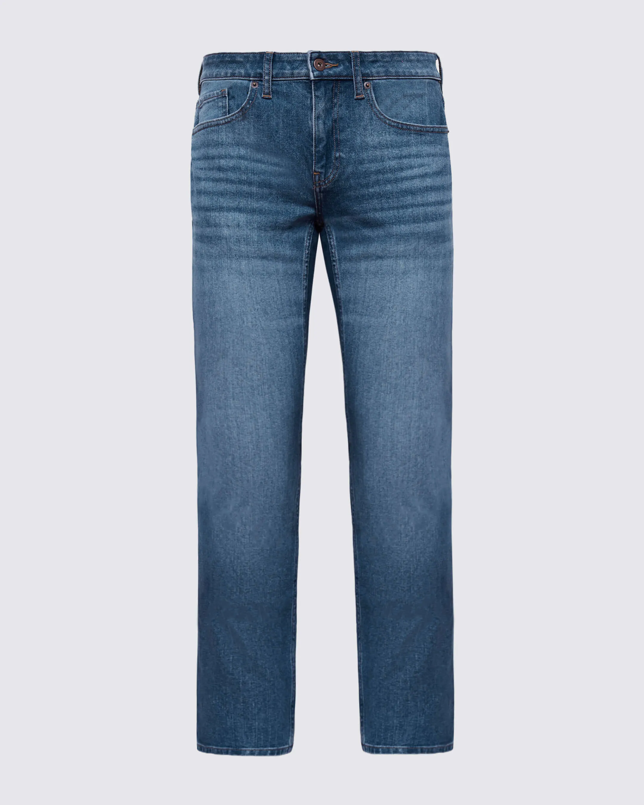 Medium Indigo Wash Straight Authentic Denim Jeans sold by True Classic product image thumbnail 2