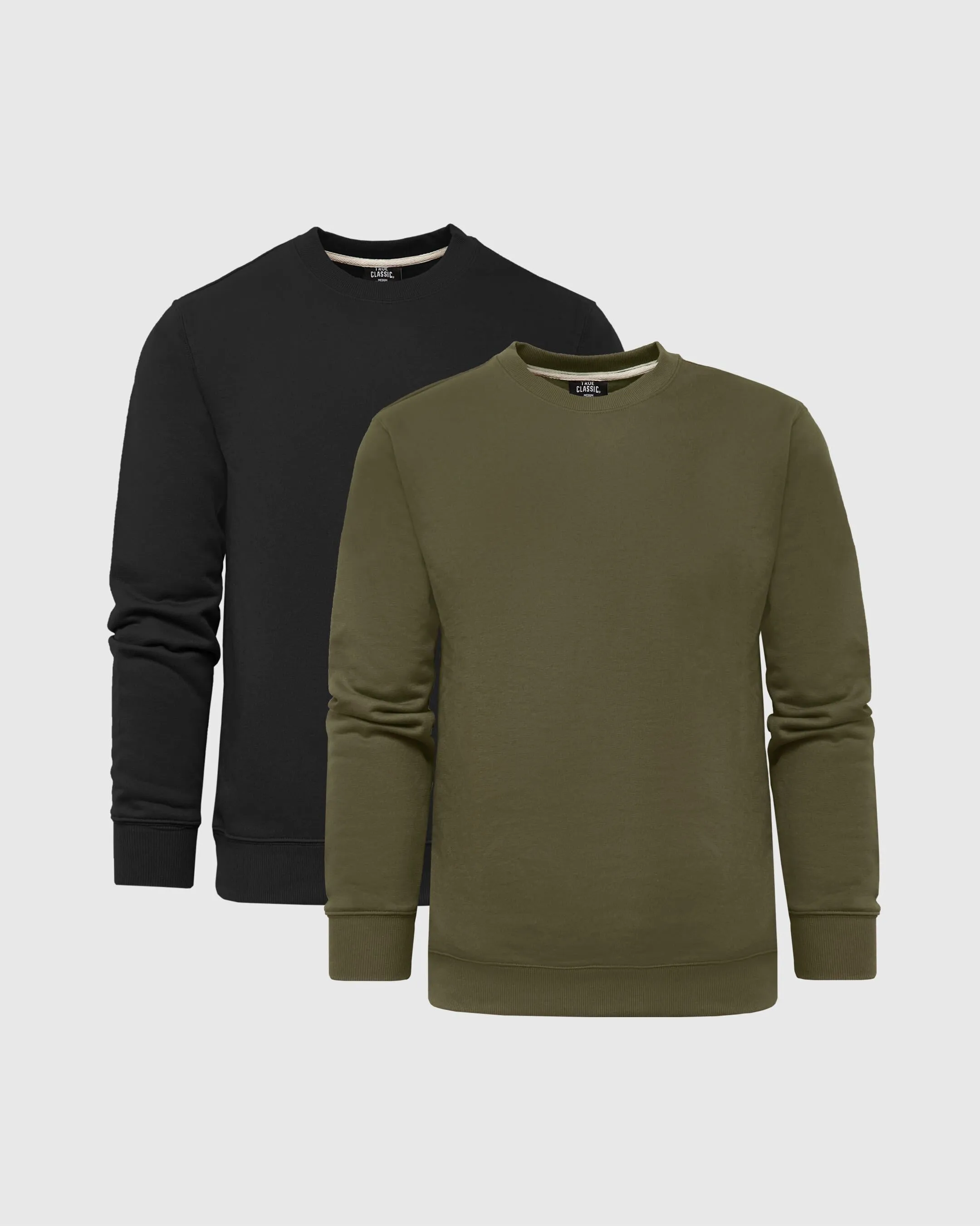 Basics Fleece Crew Sweatshirt 2-Pack sold by True Classic