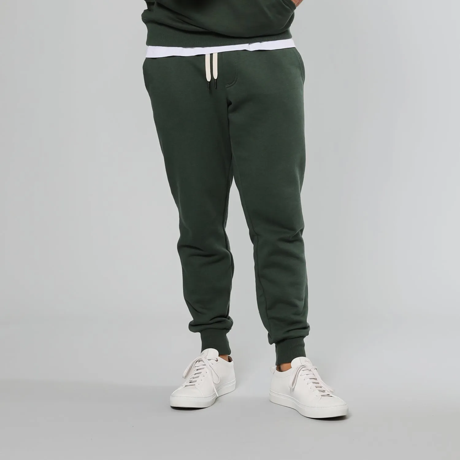 Hunter Green Fleece Pullover Hoodie and Jogger Set sold by True Classic product image thumbnail 5