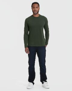 Dark Olive Long Sleeve T-Shirt sold by True Classic
