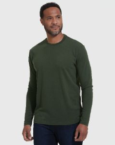 Dark Olive Long Sleeve T-Shirt sold by True Classic