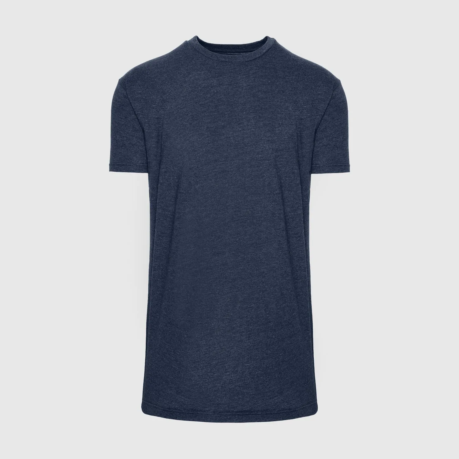 Heather Navy Tall Round Hem Crew Neck T-Shirt sold by True Classic product image thumbnail 2