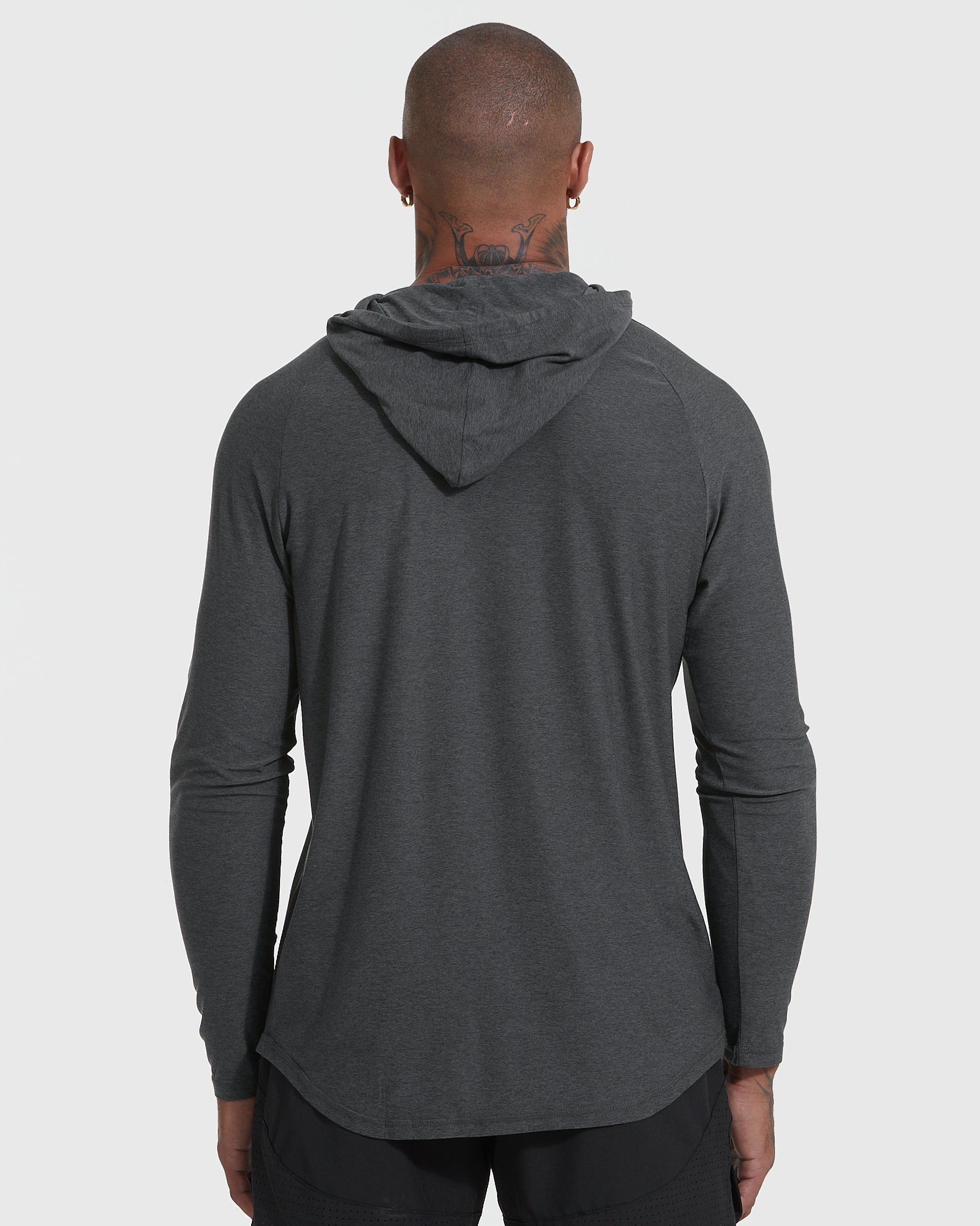 Charcoal Heather Gray Active Hoodie sold by True Classic product image thumbnail 3