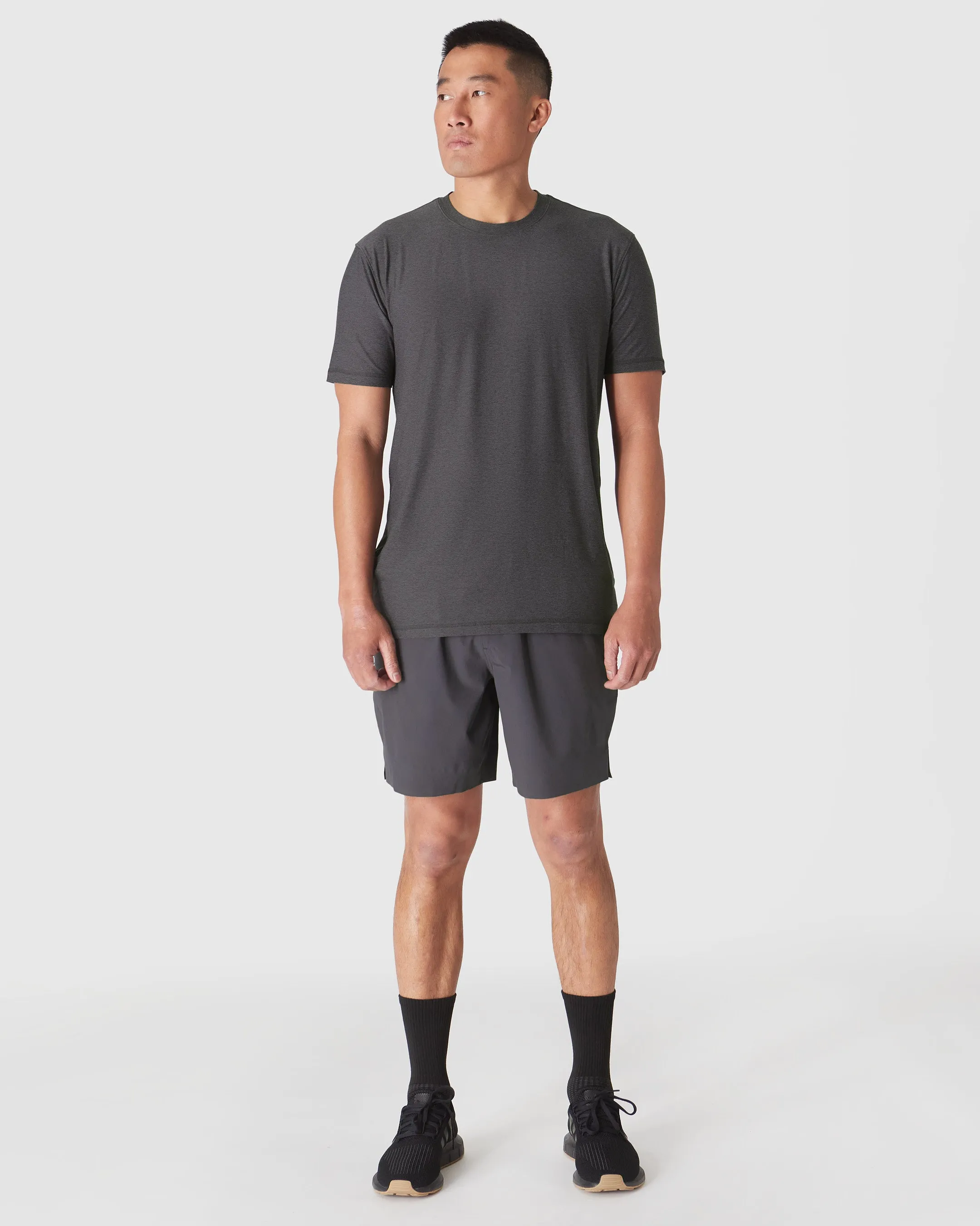 Dark Heather Tempest Active Crew Neck Tee sold by True Classic product image thumbnail 4