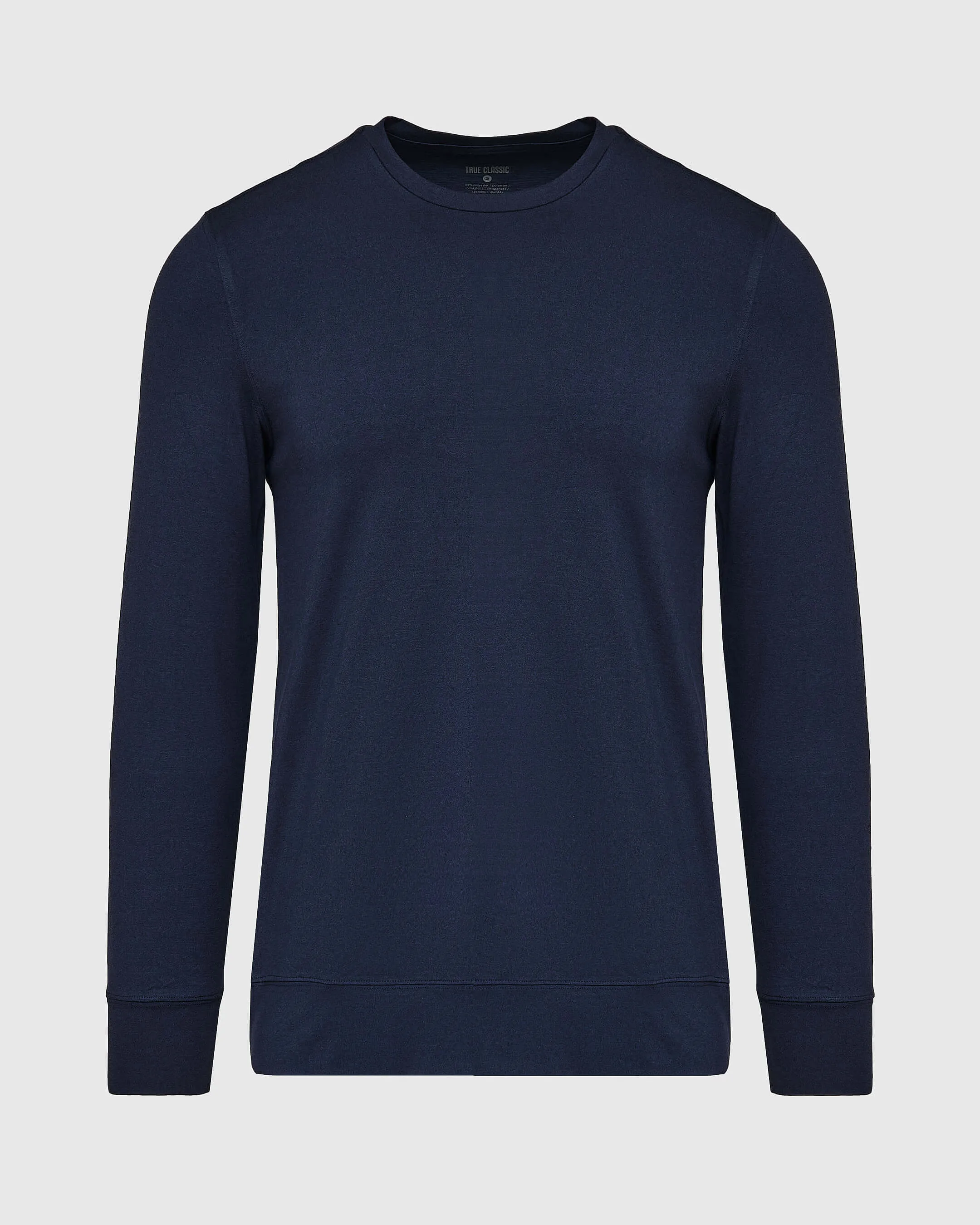 Heather Navy Active Comfort Crew Sweatshirt sold by True Classic product image thumbnail 2