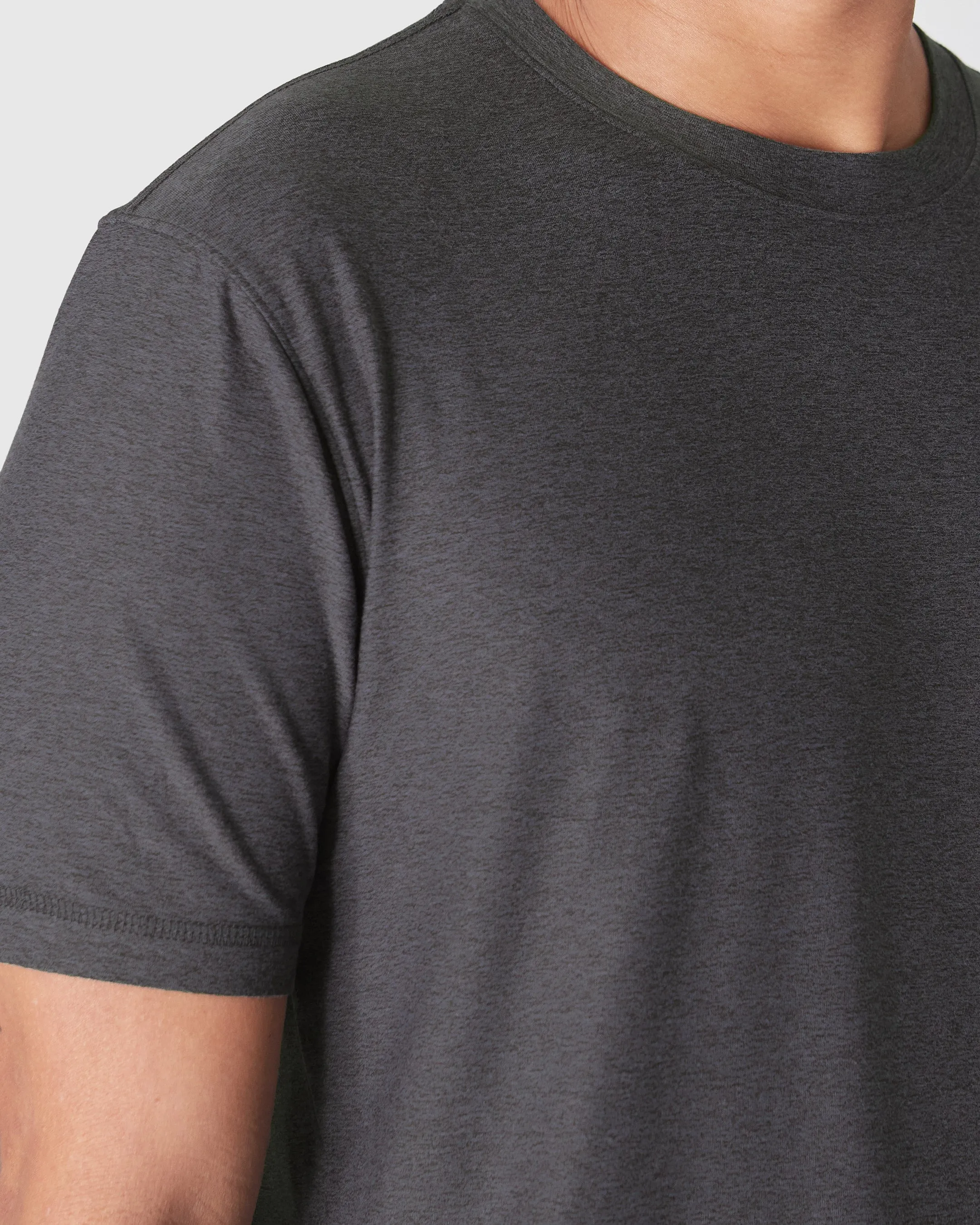 Dark Heather Tempest Active Crew Neck Tee sold by True Classic product image thumbnail 5