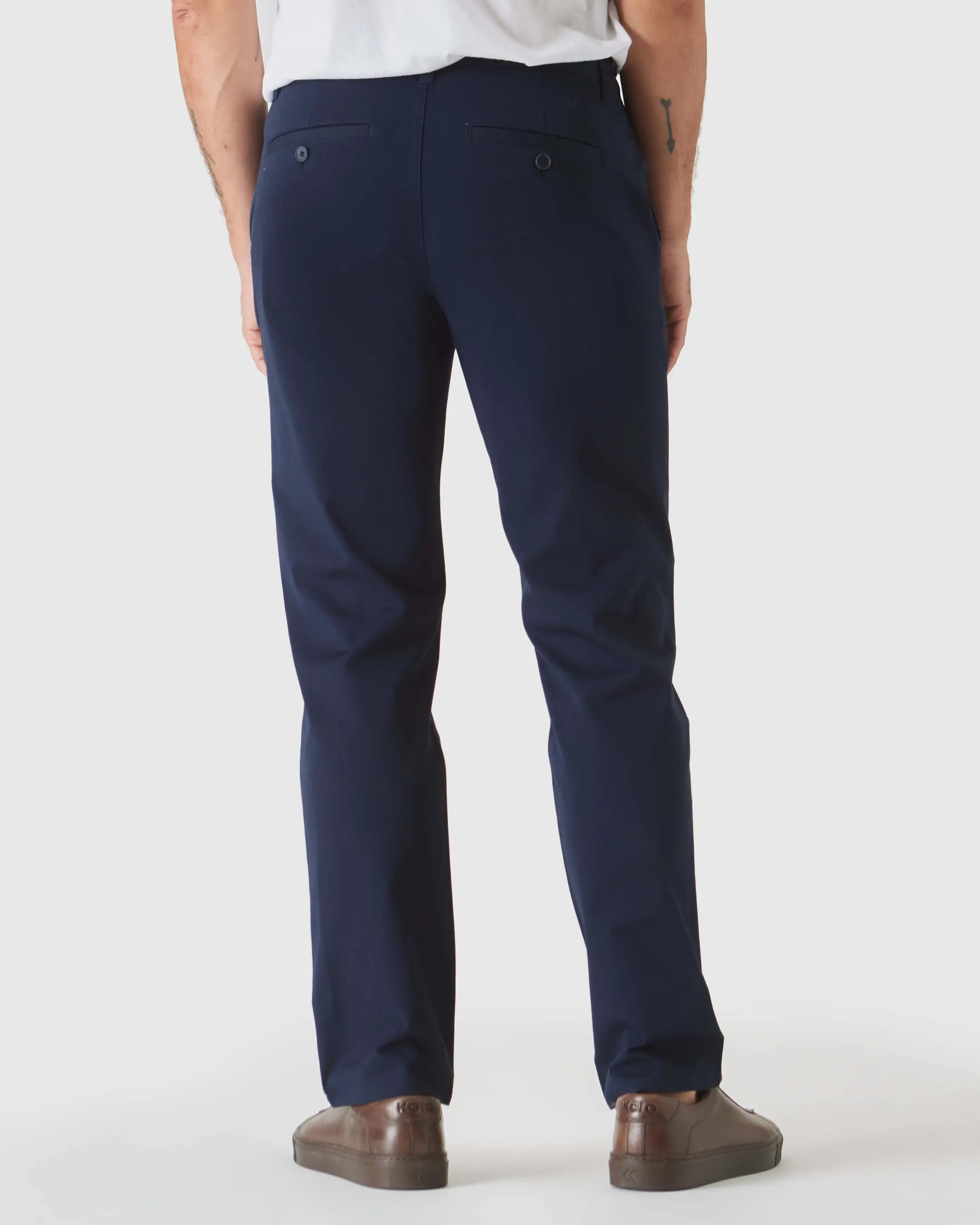 Navy Straight Twill Chino Pant sold by True Classic product image thumbnail 3