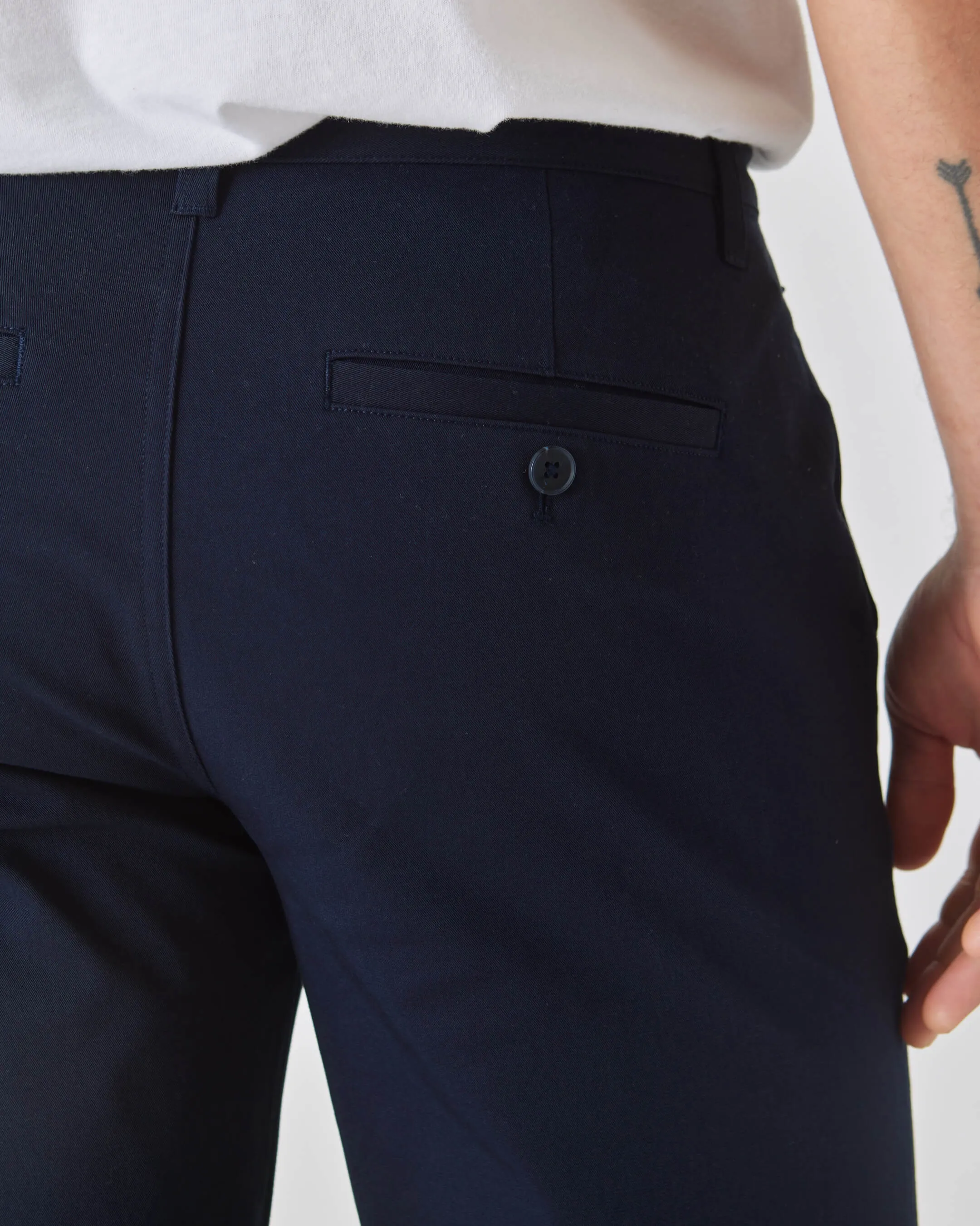 Navy Straight Twill Chino Pant sold by True Classic product image thumbnail 5