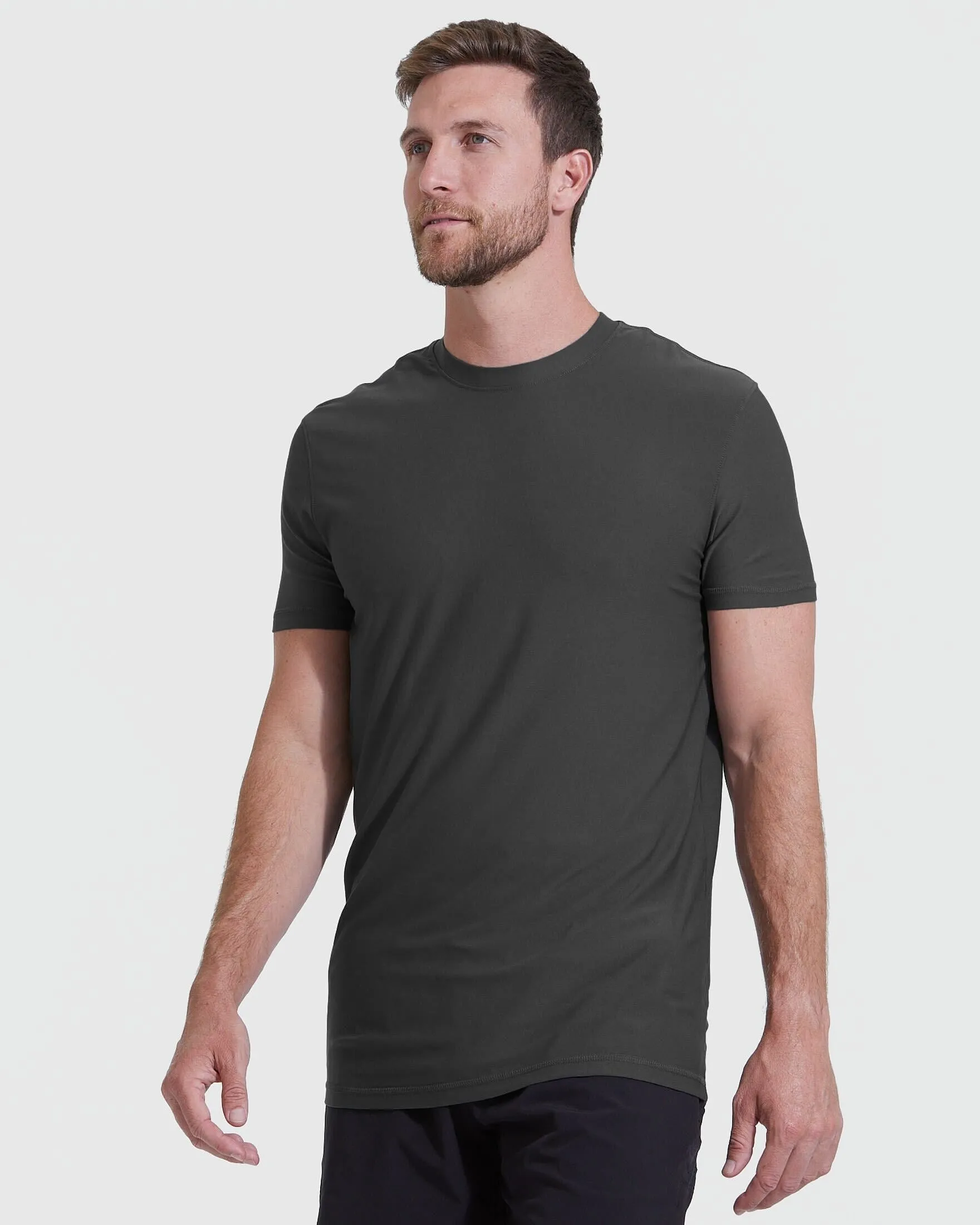 Carbon Tall Active Crew Neck sold by True Classic