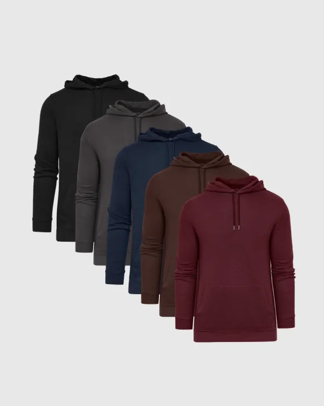 Winter Waffle Hoodie 5-Pack sold by True Classic