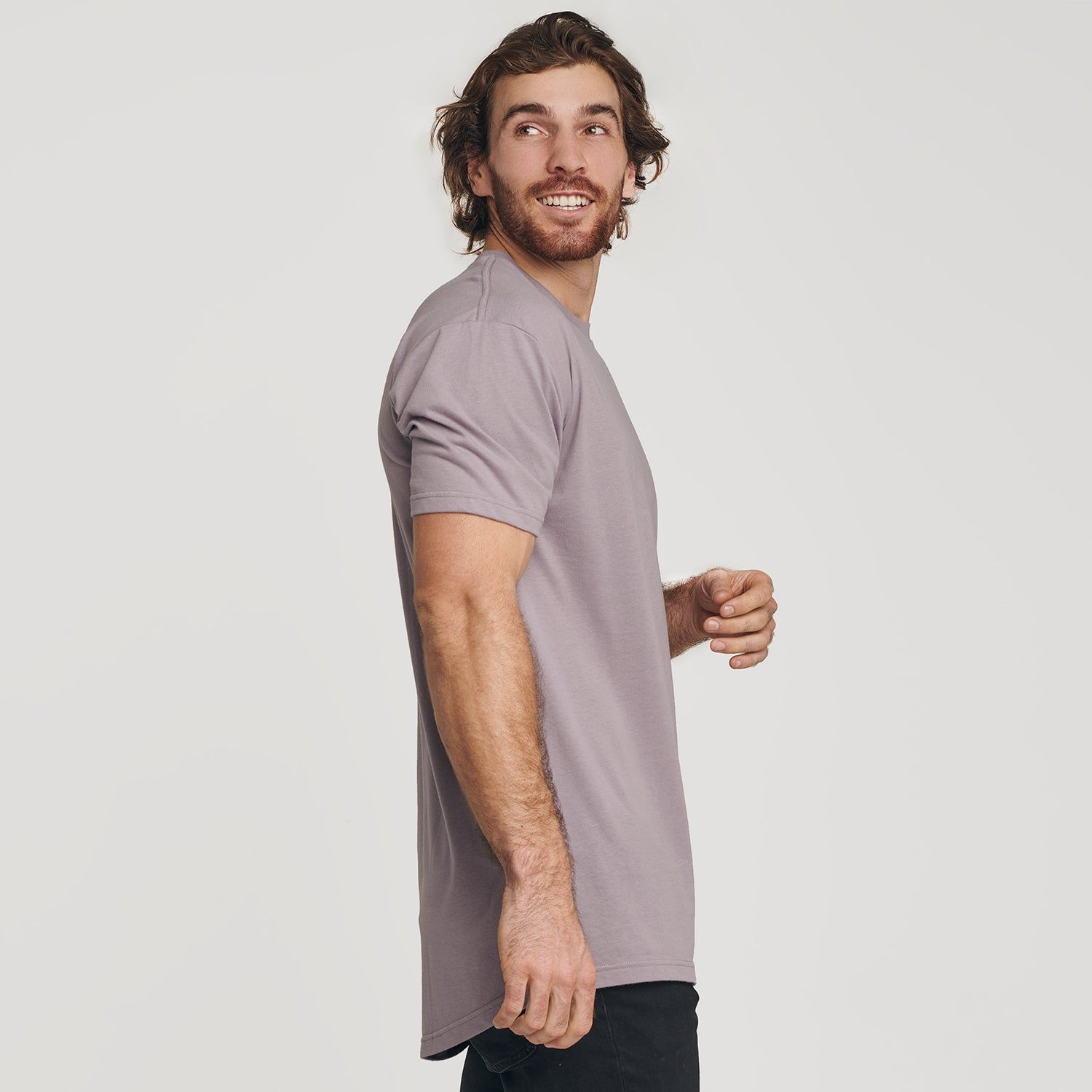 Flint Tall Round Hem Crew Neck T-Shirt sold by True Classic product image thumbnail 4