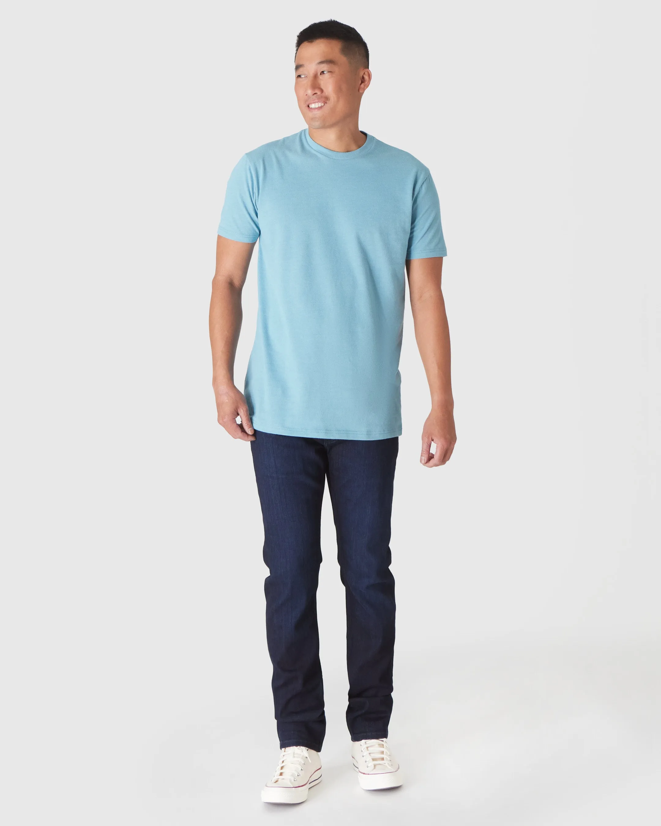 Heather Voyager Classic Crew Neck sold by True Classic product image thumbnail 4