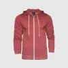 Cardinal Red Fleece Zip Hoodie sold by True Classic