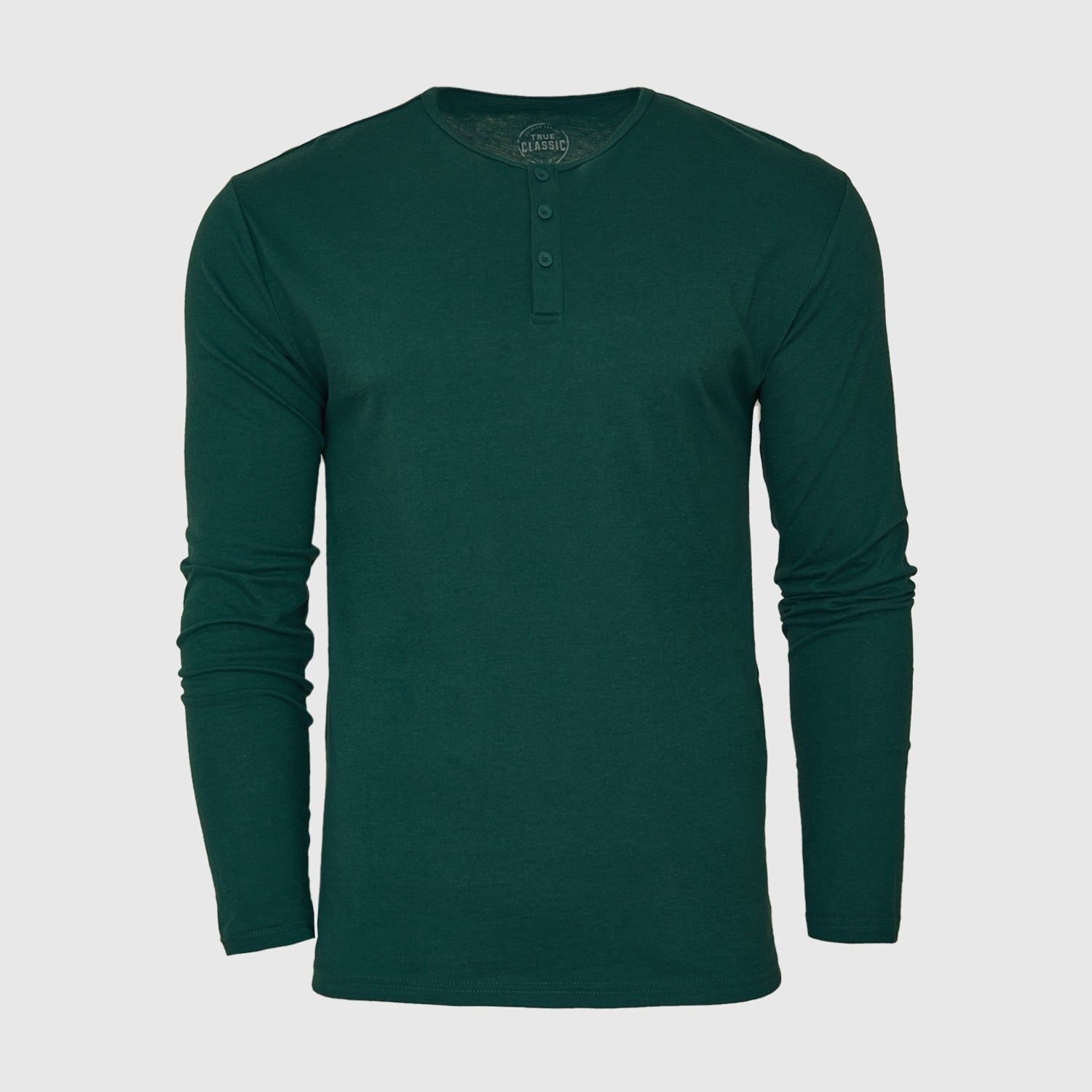 Forest Green Long Sleeve Henley sold by True Classic product image thumbnail 2