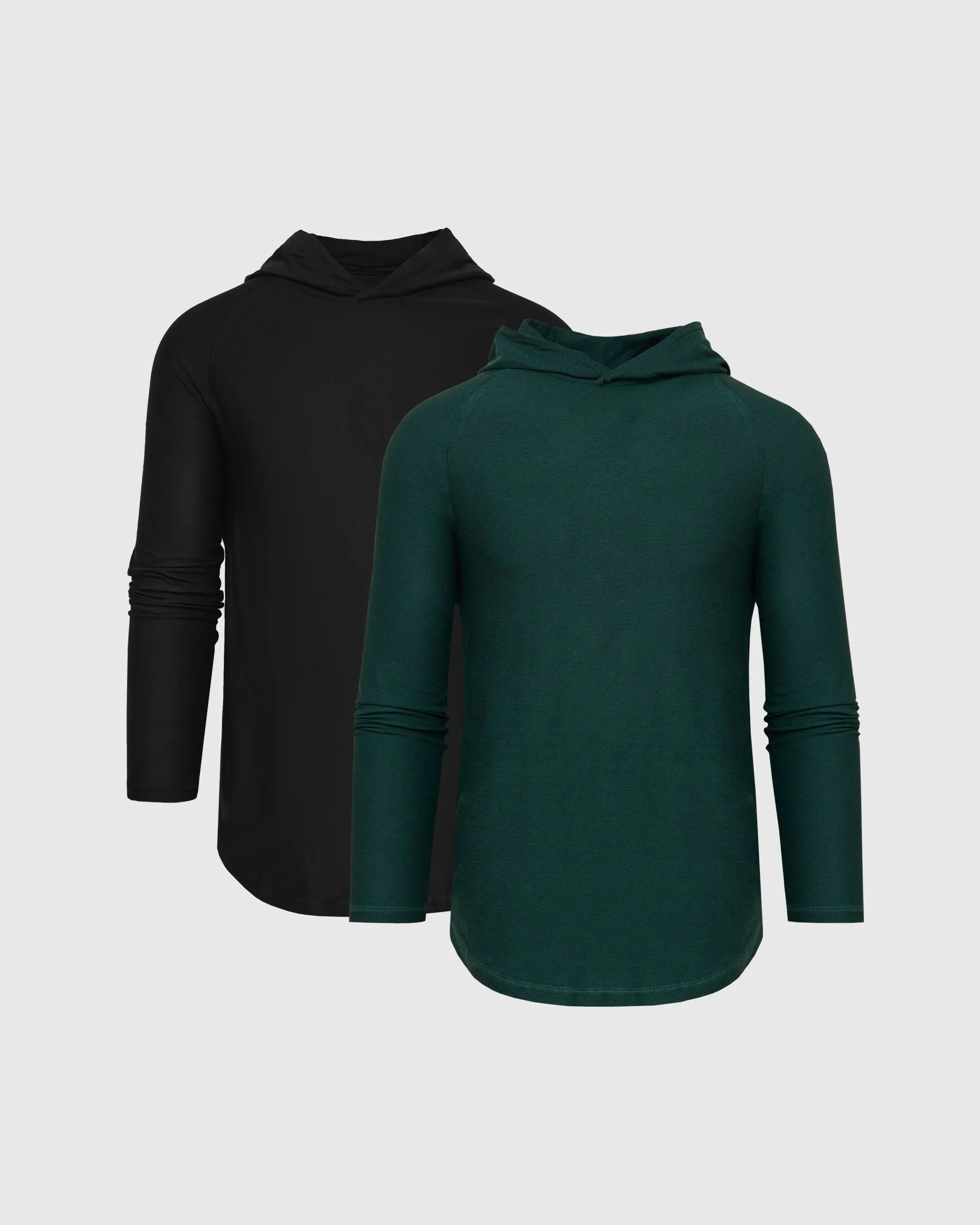 Black and Green Active Hoodie 2-Pack sold by True Classic
