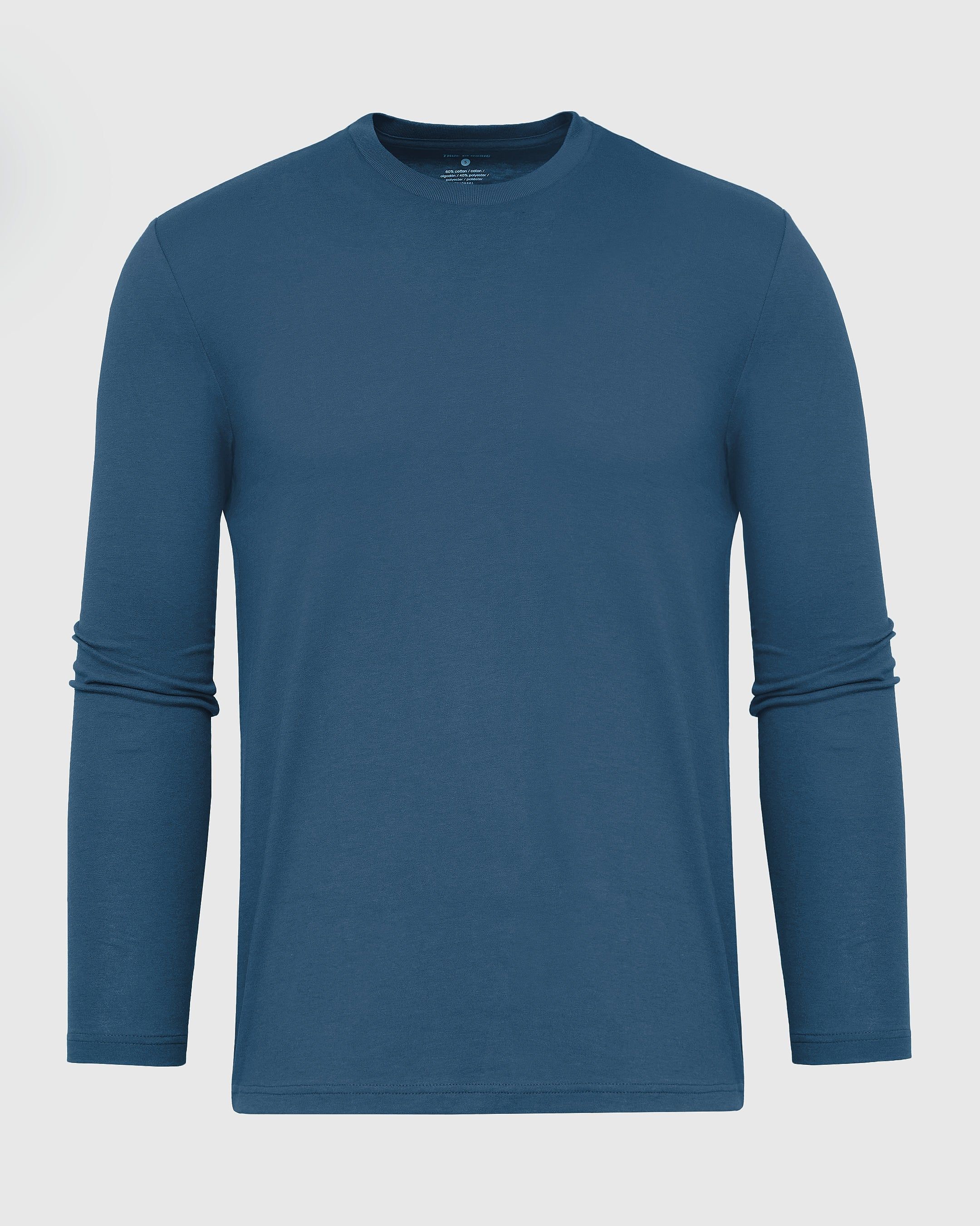 Deep Sea Blue Long Sleeve T-Shirt sold by True Classic product image thumbnail 2