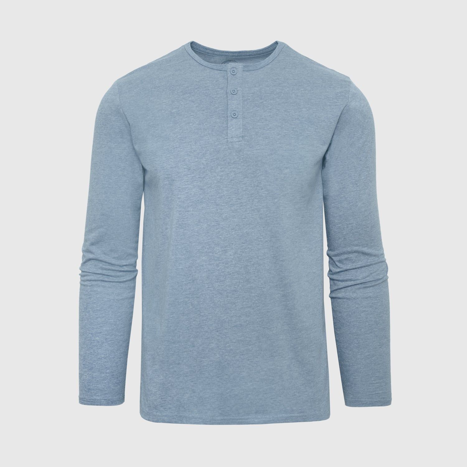 Heather Indigo Long Sleeve Henley sold by True Classic product image thumbnail 2