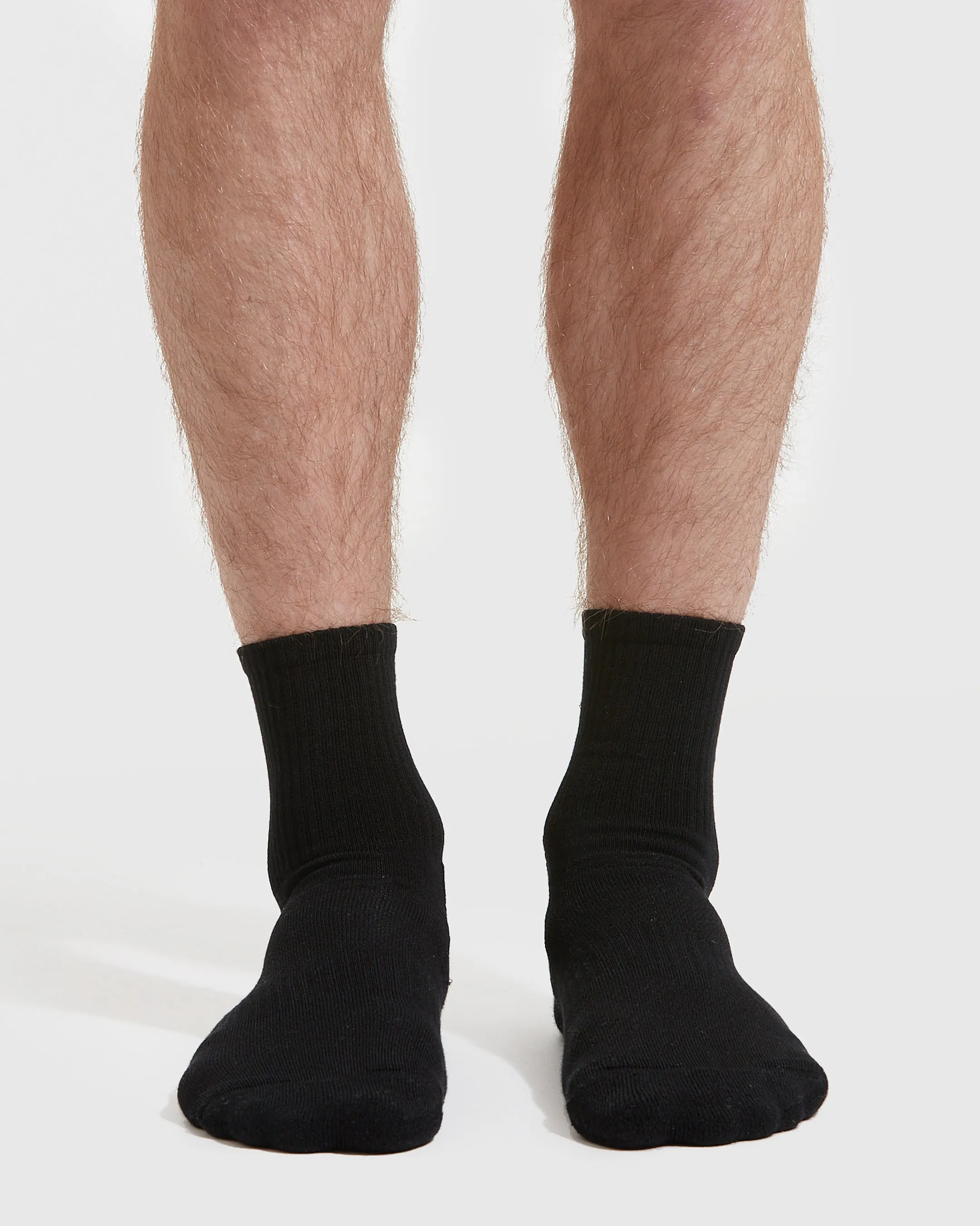 Black Half Crew Socks 3-Pack sold by True Classic product image thumbnail 2