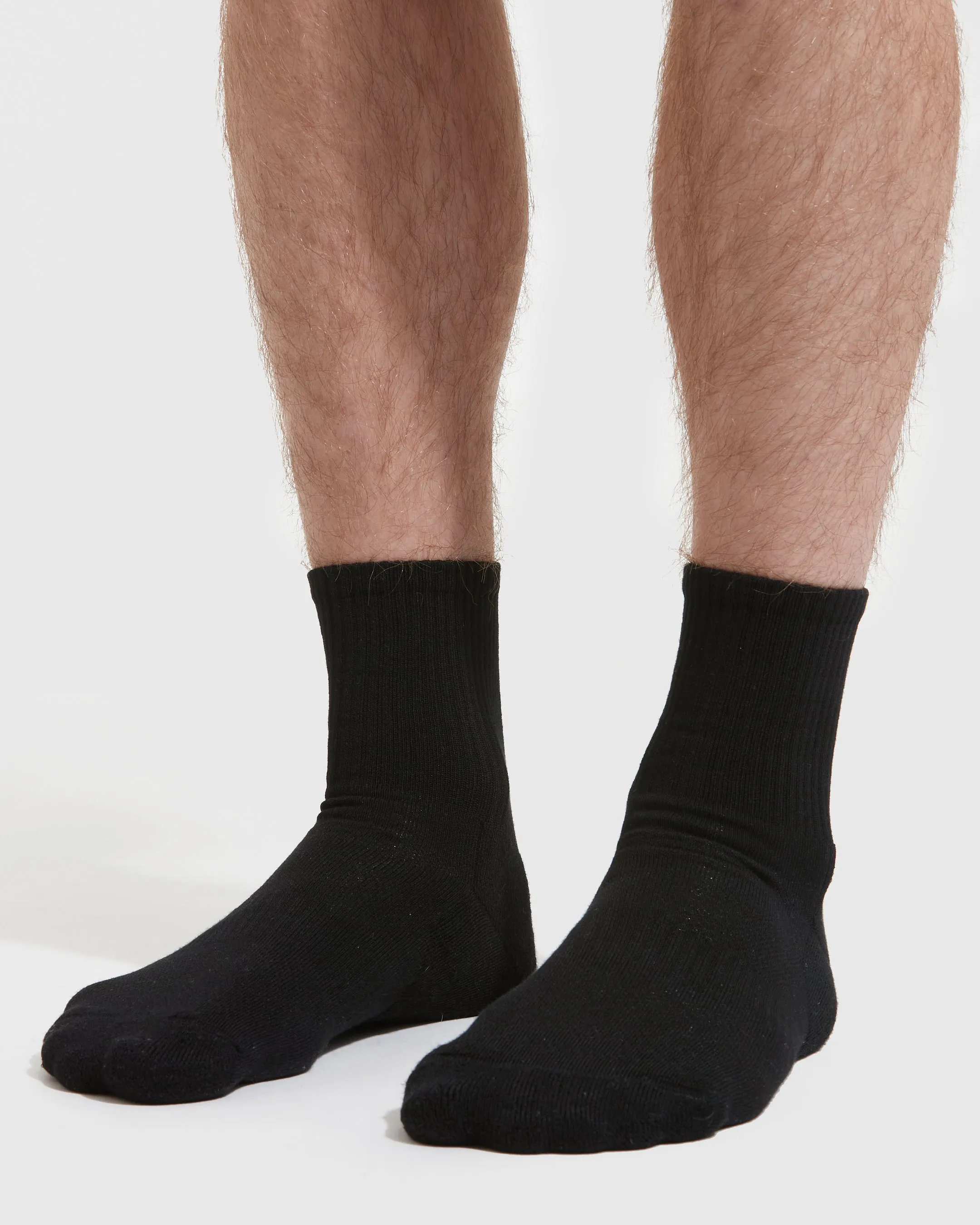 Black Half Crew Socks 3-Pack sold by True Classic product image thumbnail 3