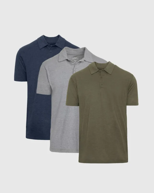 Heathers Short Sleeve Polo 3-Pack sold by True Classic