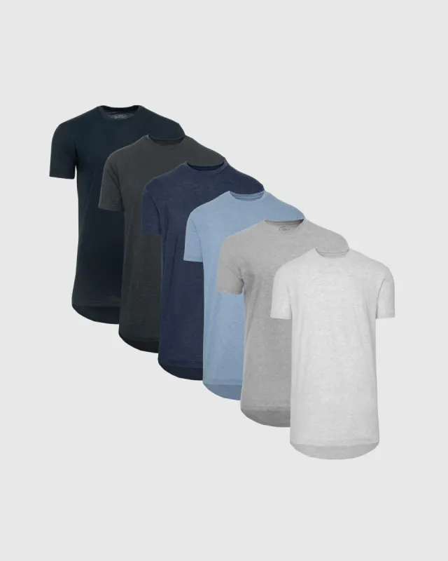 Sky Tall Round Hem 6-Pack sold by True Classic