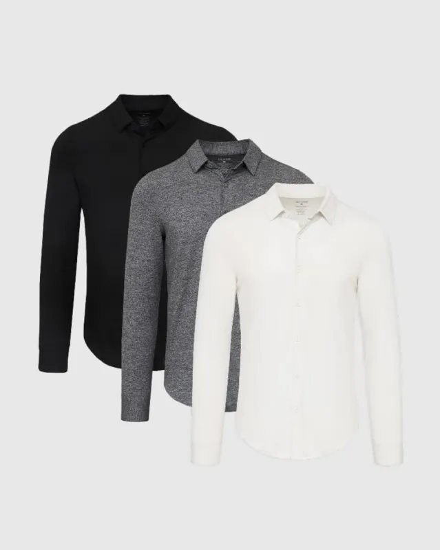 Fundamental Do-It-All Comfort Shirt 3-Pack sold by True Classic