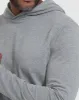 Heather Gray Hooded Long Sleeve T-Shirt sold by True Classic