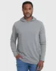 Heather Gray Hooded Long Sleeve T-Shirt sold by True Classic