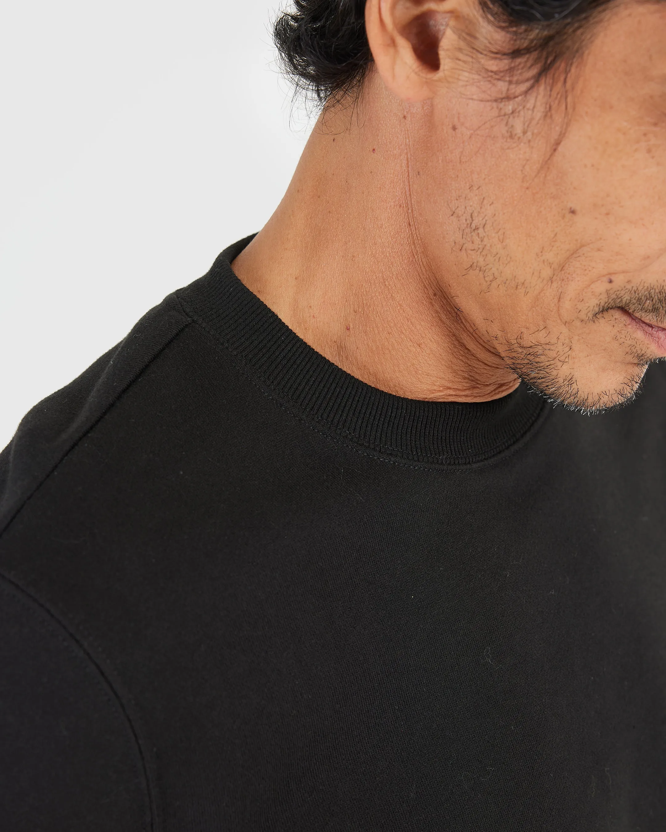 Black Fleece French Terry Pullover Crew Neck sold by True Classic product image thumbnail 5