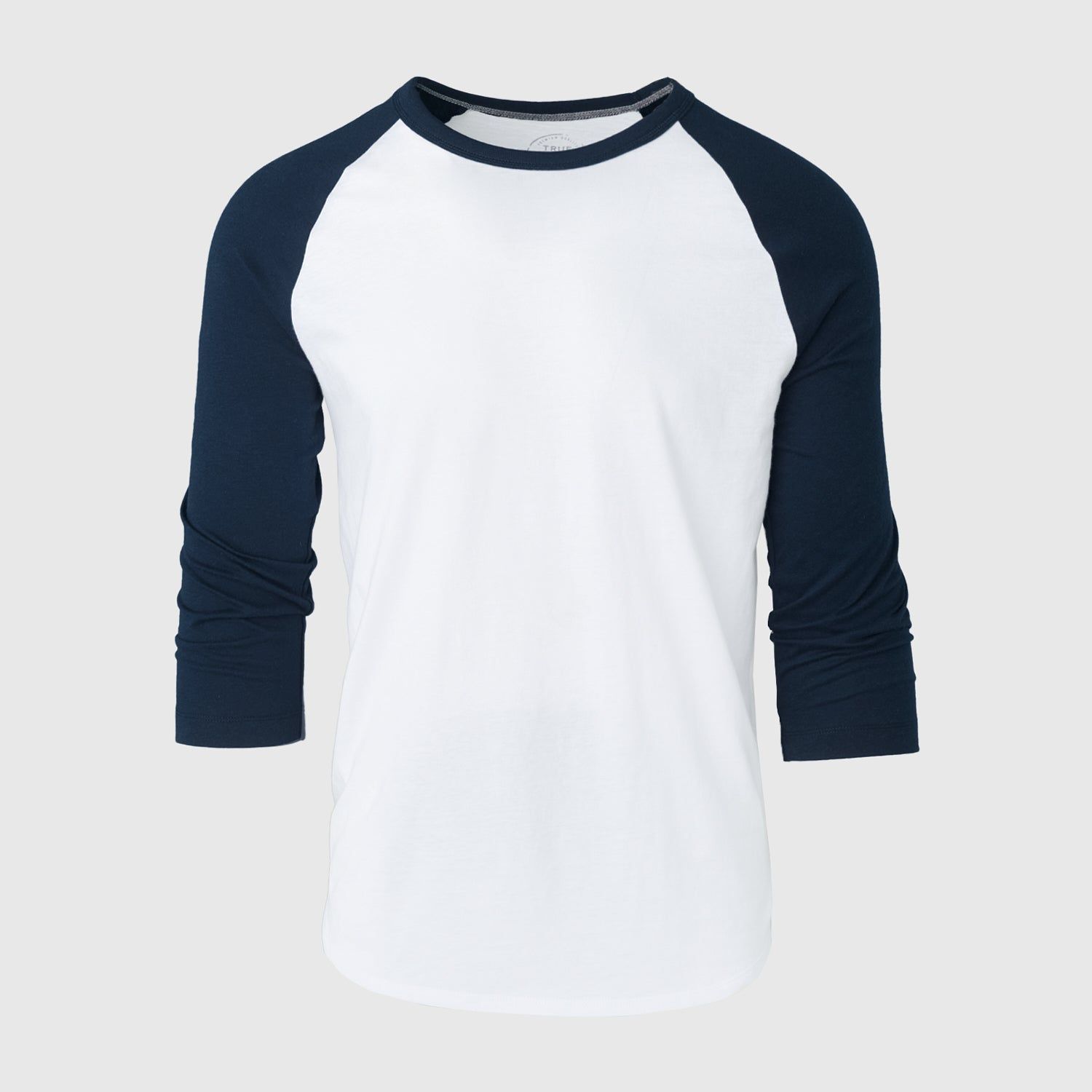 White/Navy Baseball Raglan sold by True Classic product image thumbnail 2