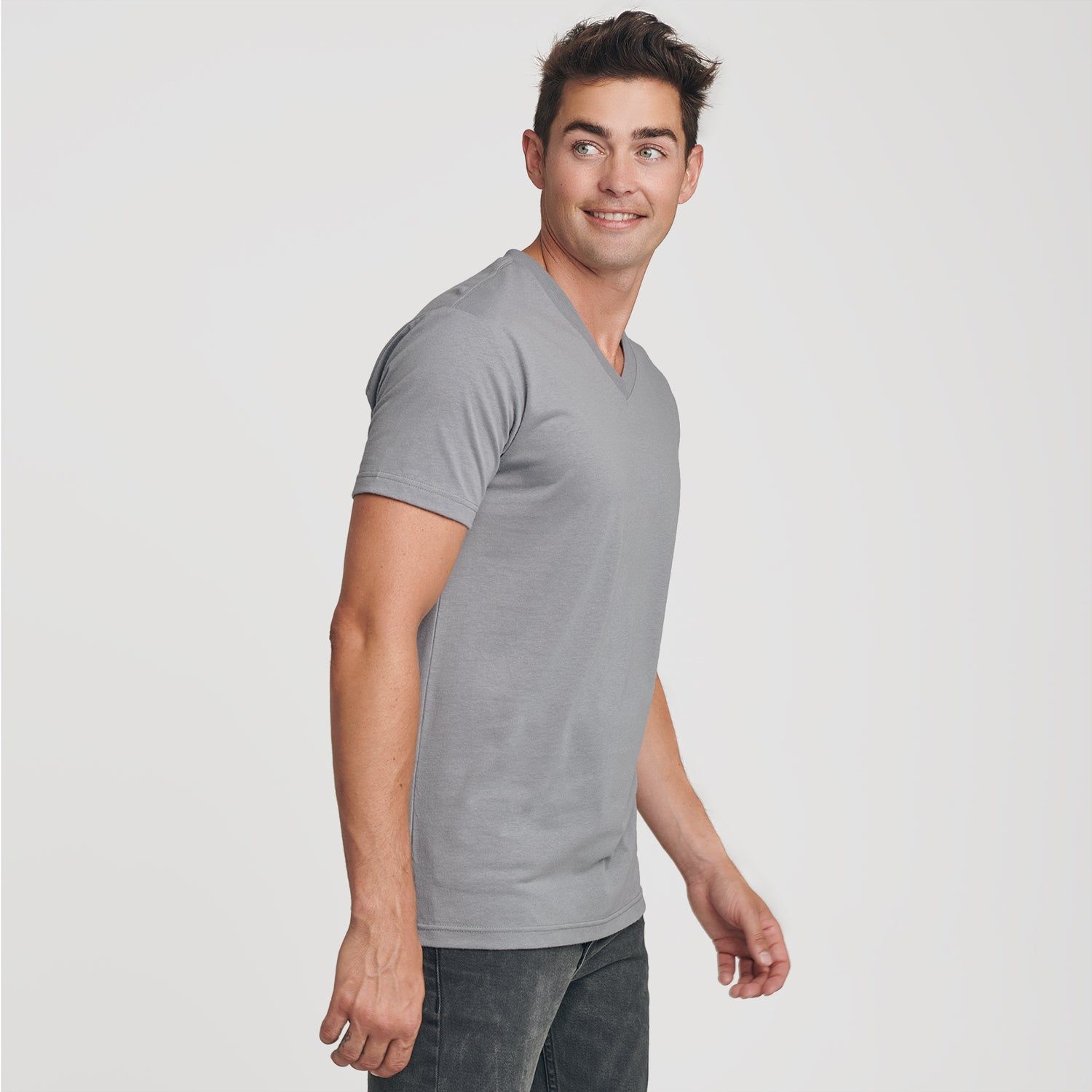 Slate V-Neck T-Shirt sold by True Classic product image thumbnail 4