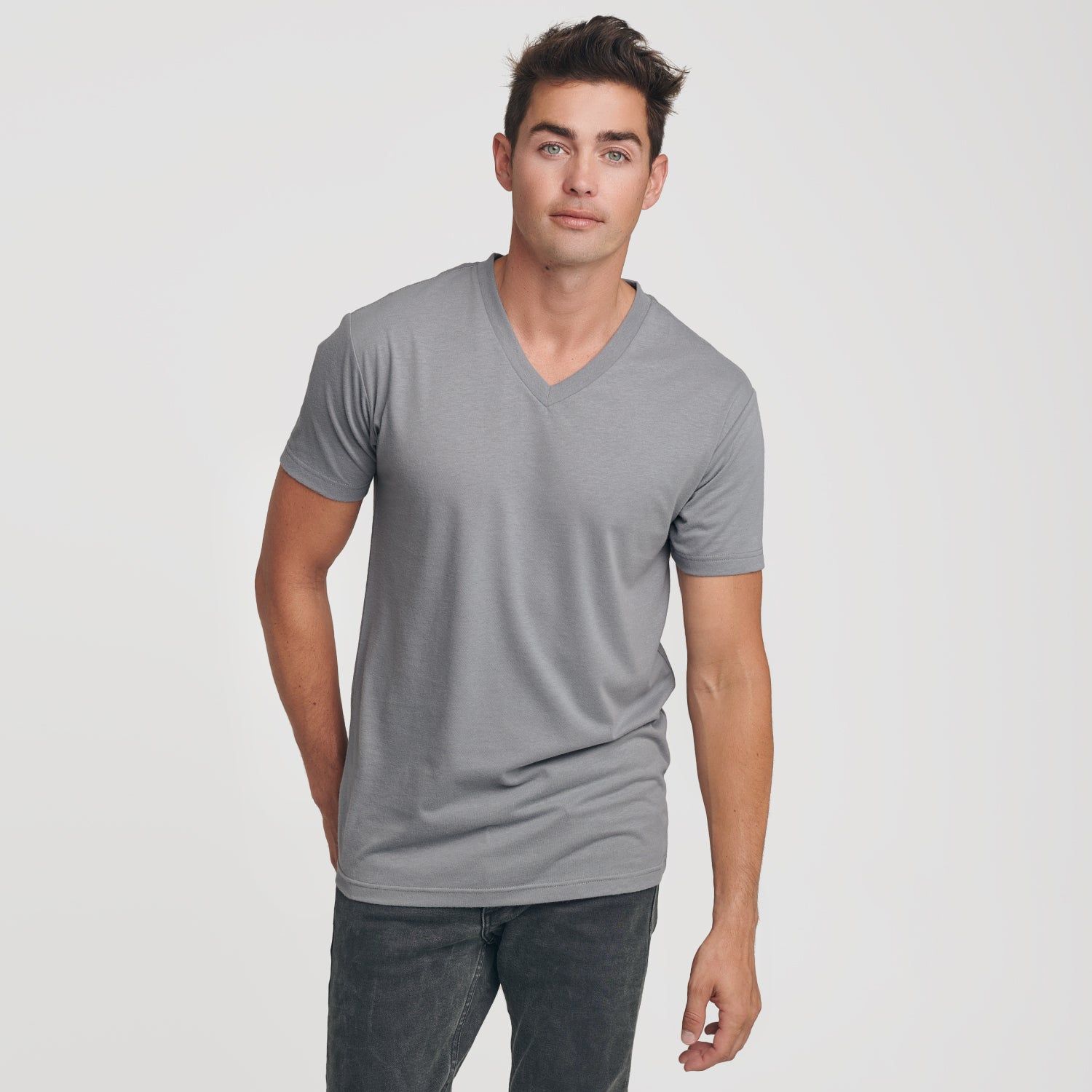 Slate V-Neck T-Shirt sold by True Classic