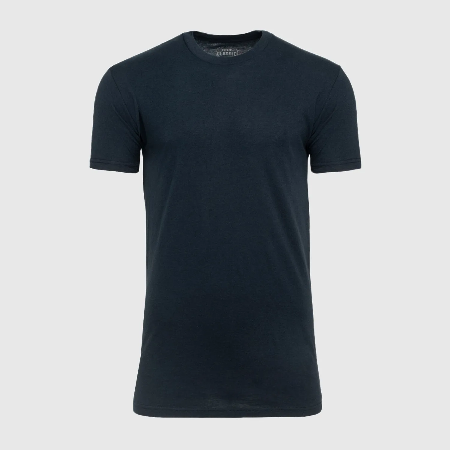Navy Long Line Crew Neck Tee sold by True Classic product image thumbnail 2